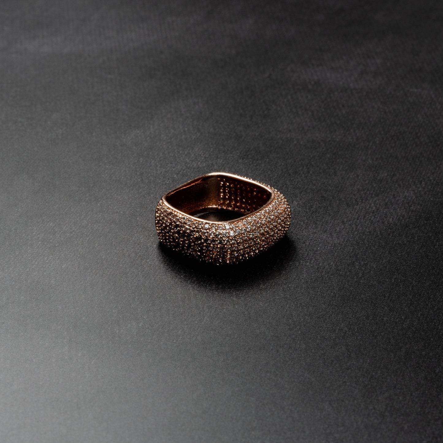 Iced Square Ring