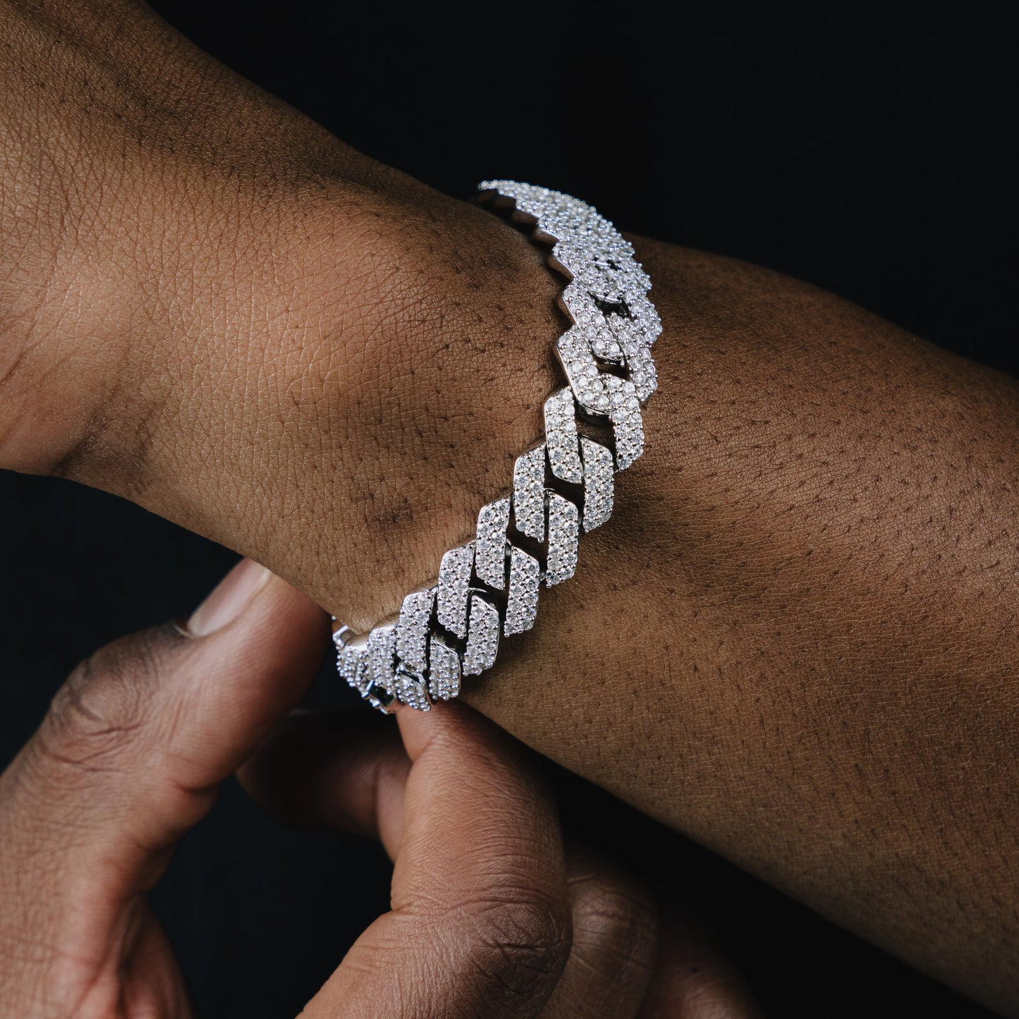14MM Prong Cuban Bracelet