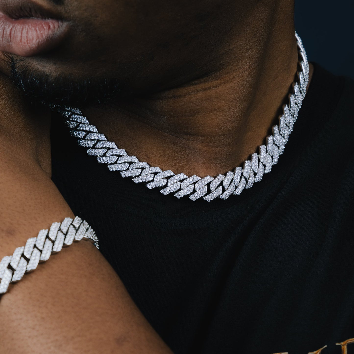 14MM Prong Cuban Chain & Bracelet Bundle