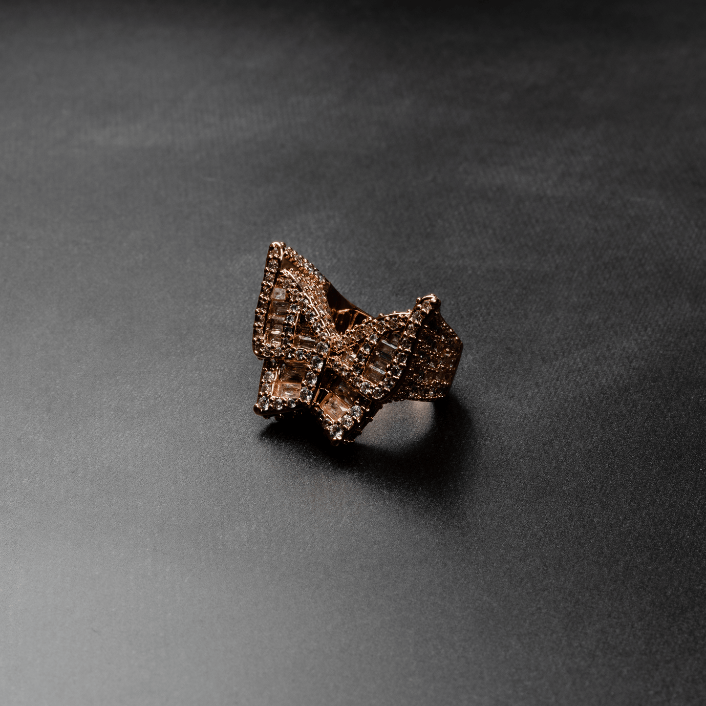 Iced Butterfly Ring