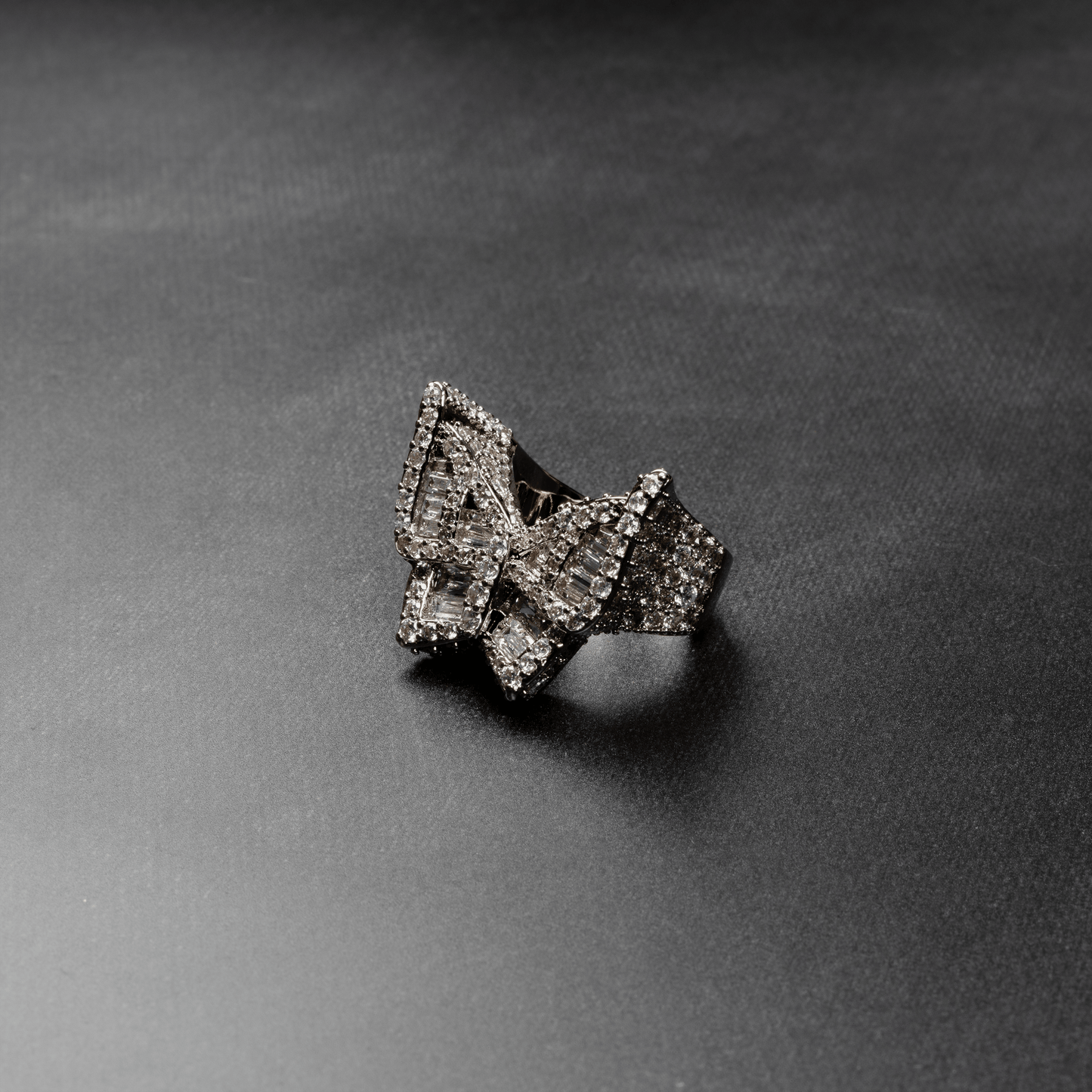 Iced Butterfly Ring