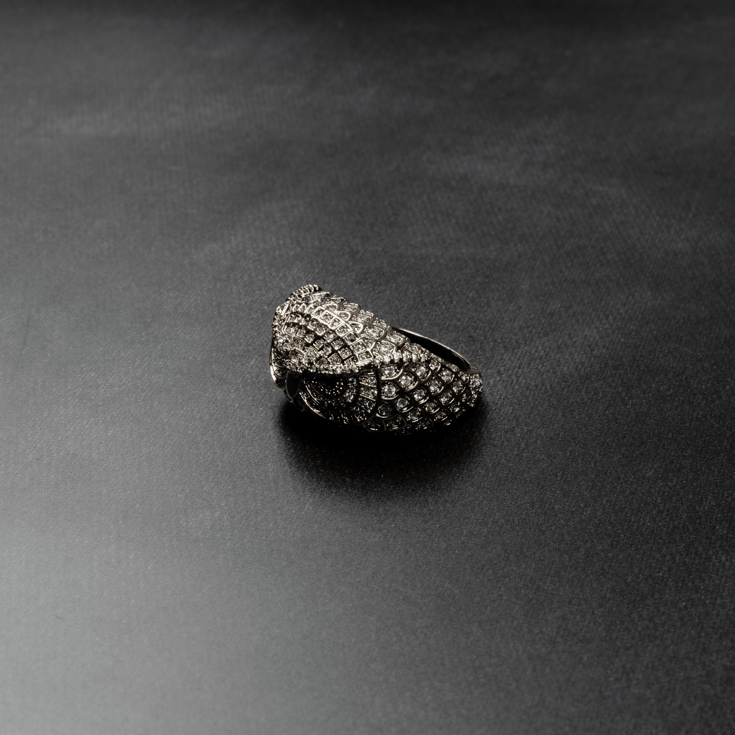 Iced Owl Ring