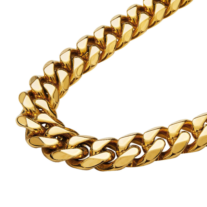15mm titanium steel Cuban necklace