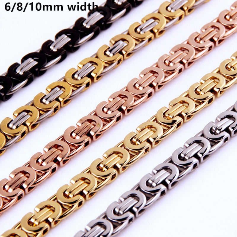 Flat ring clavicle chain