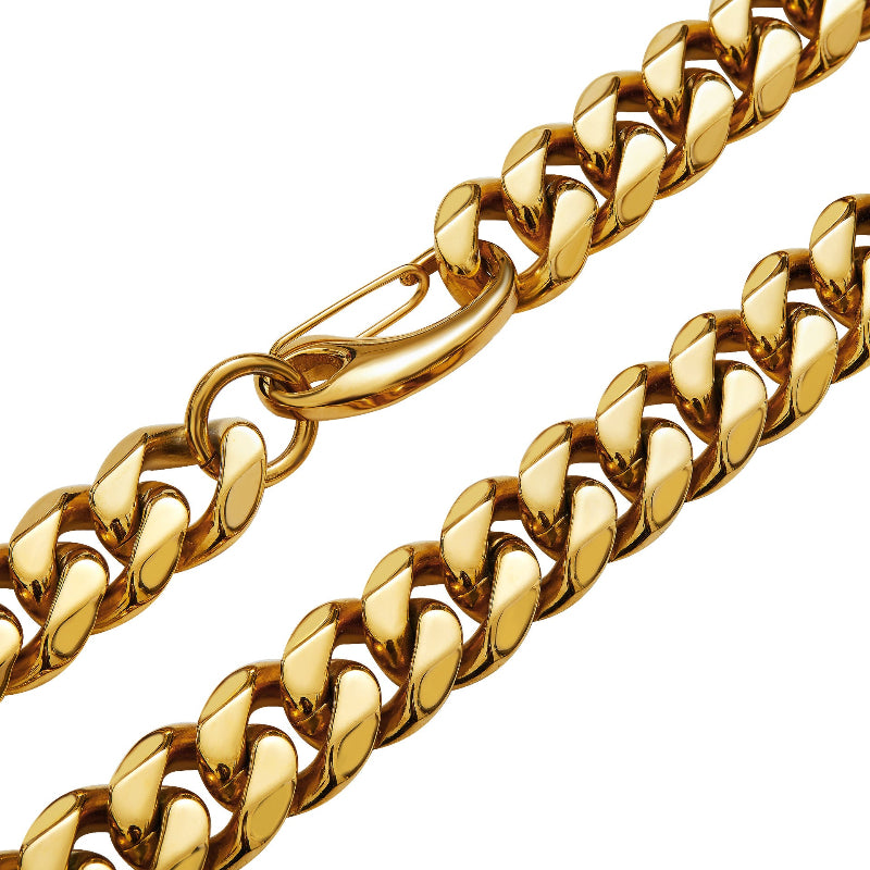15mm titanium steel Cuban necklace