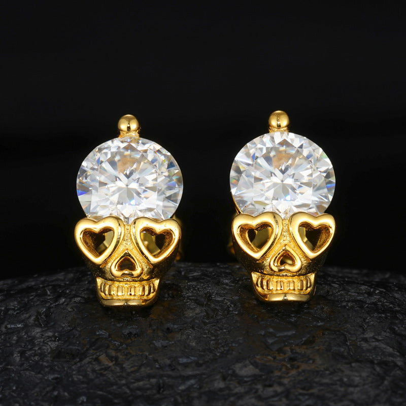 ICERIME S925 silver moissanite stud earrings