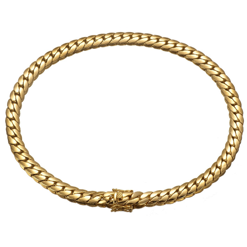 18K Gold Cuban Necklace