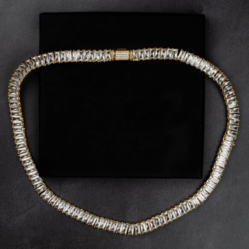 9mm Baguette Chain