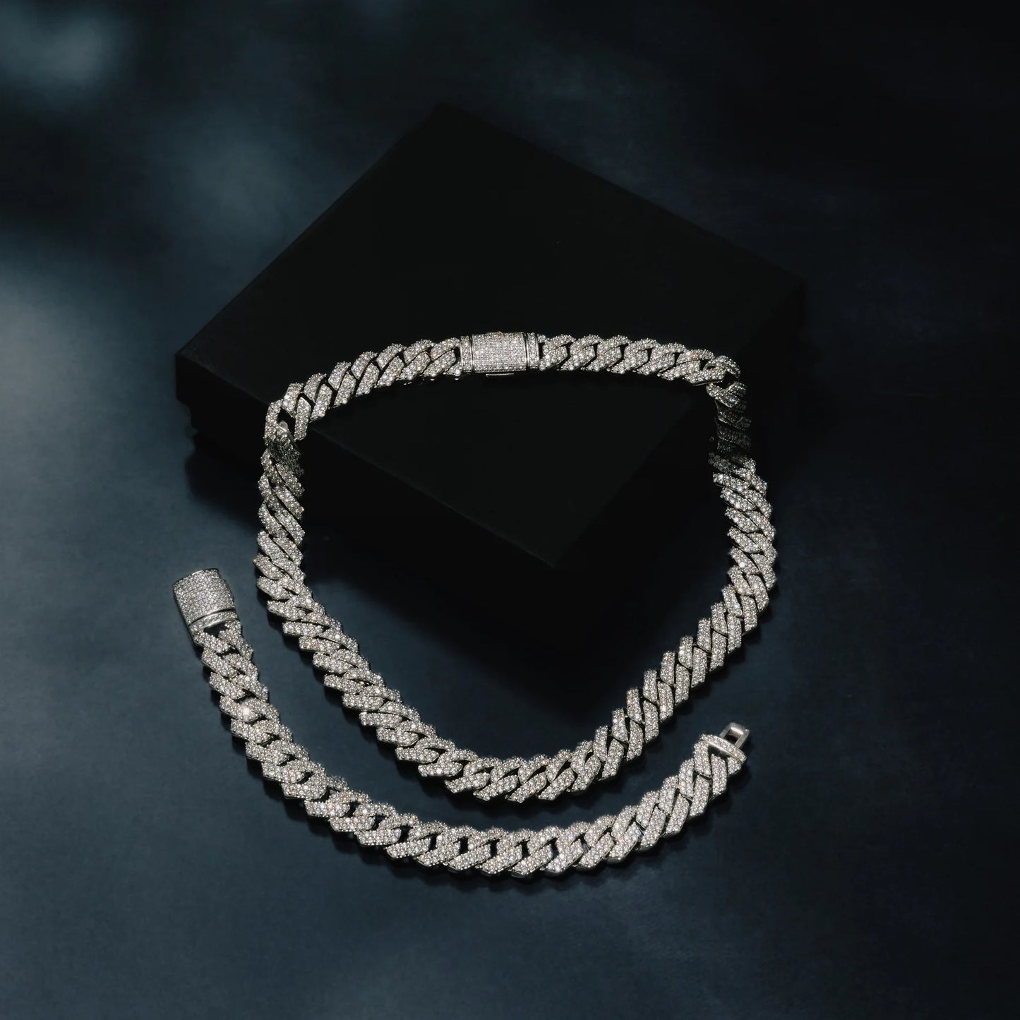 19MM VVS Micro Pave Cuban Chain & Bracelet Bundle