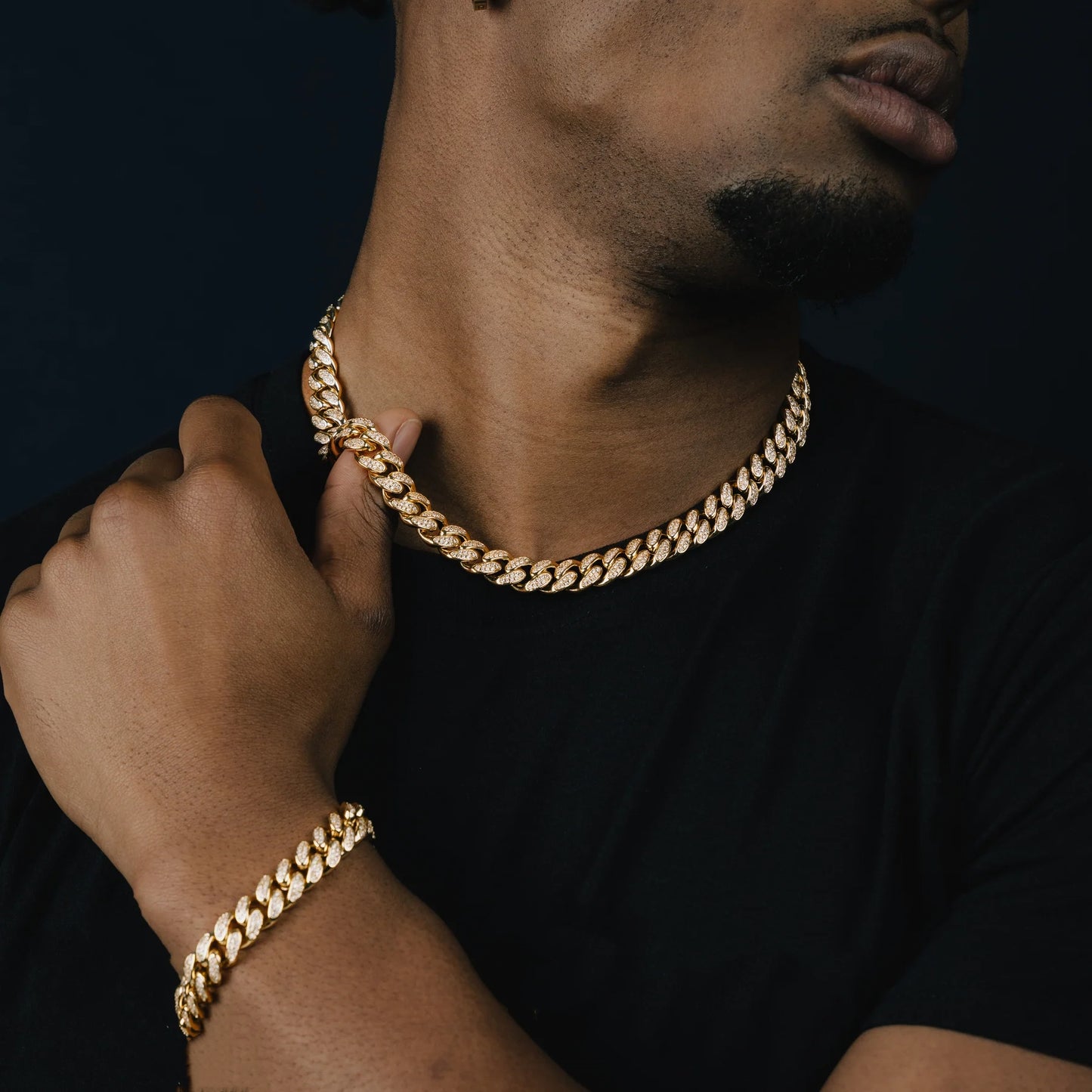 12MM Cuban Chain & Bracelet Bundle