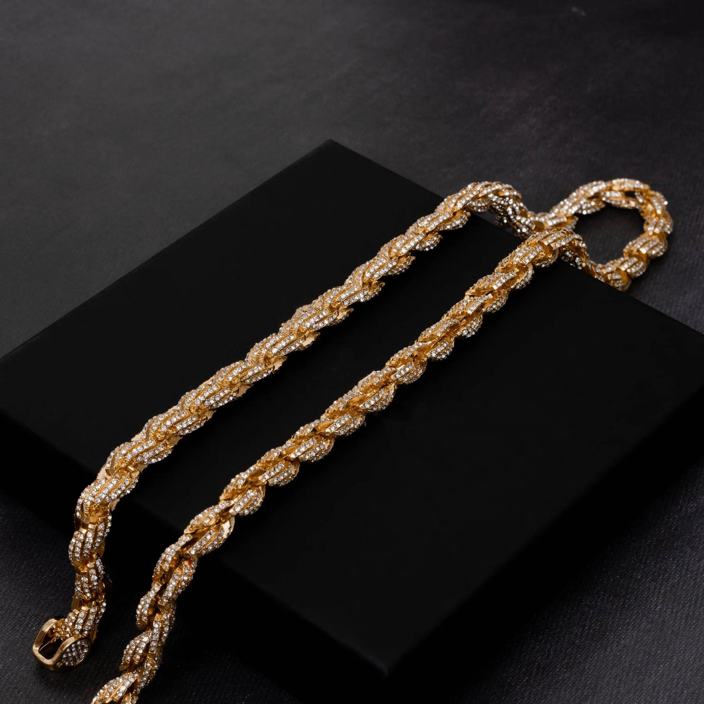 9mm Iced Rope Chain