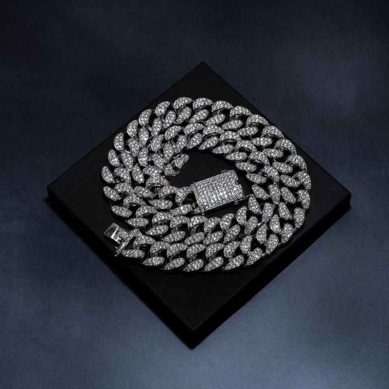 20mm Premium Iced Cuban Chain