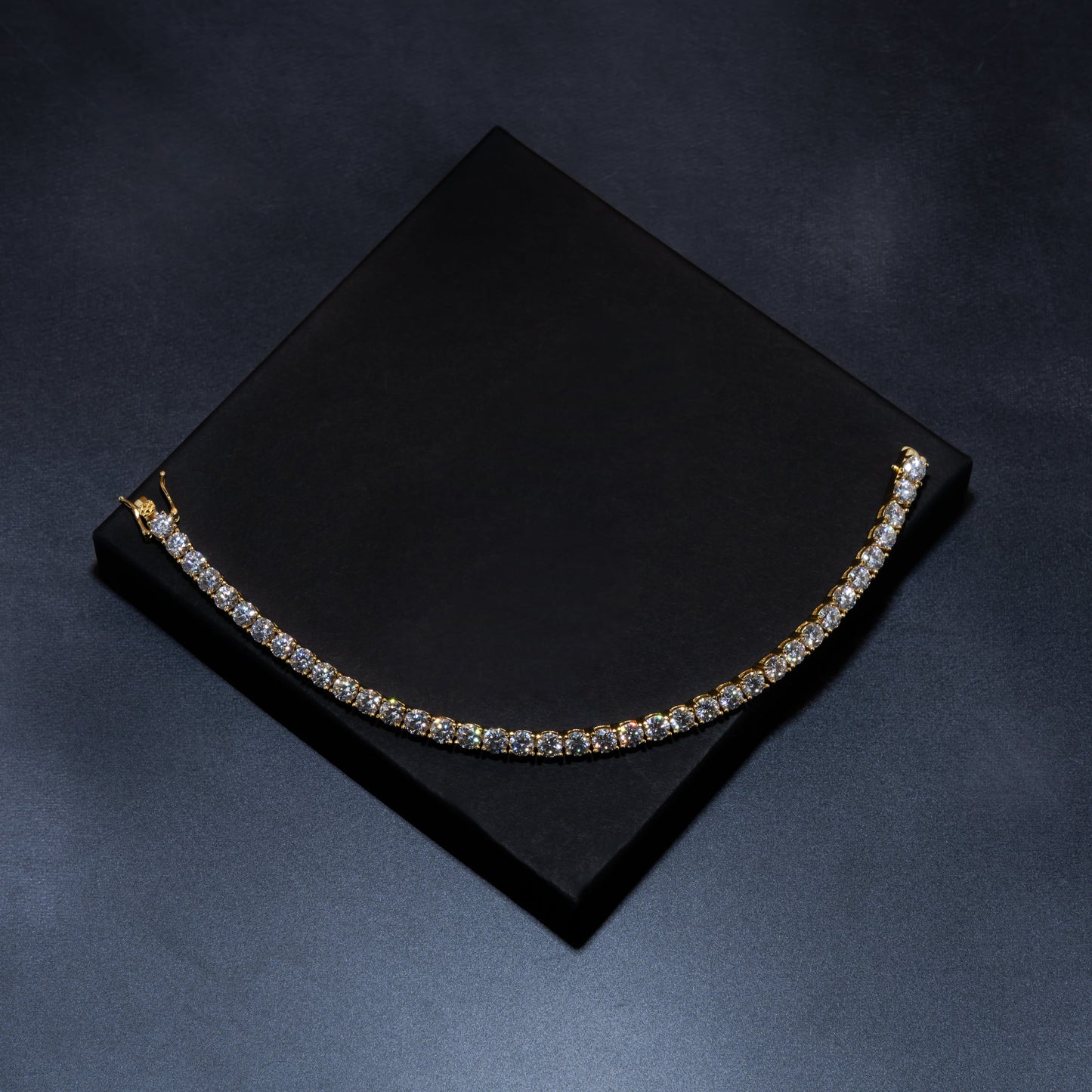 5mm Round Cut Tennis Bracelet