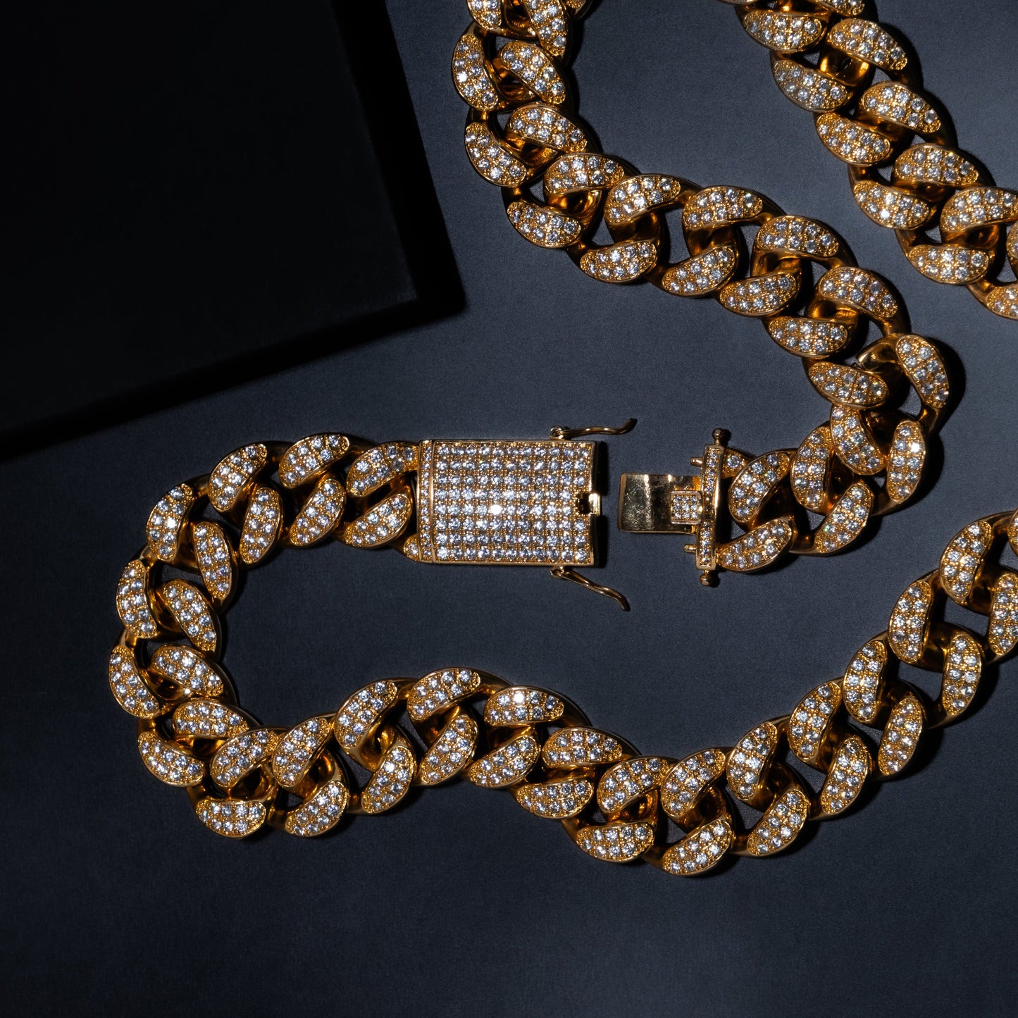 20mm Premium Iced Cuban Chain