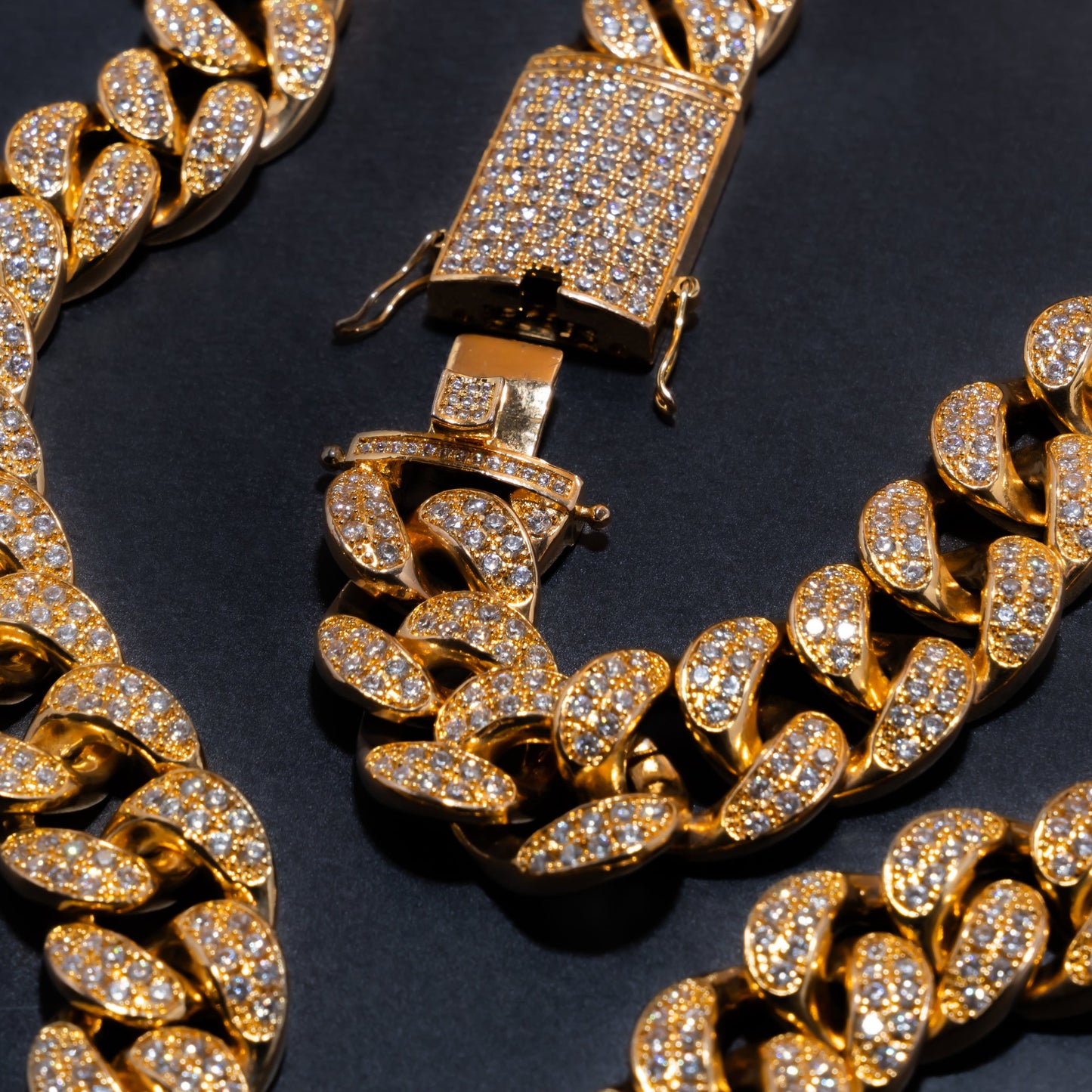 20mm Premium Iced Cuban Chain
