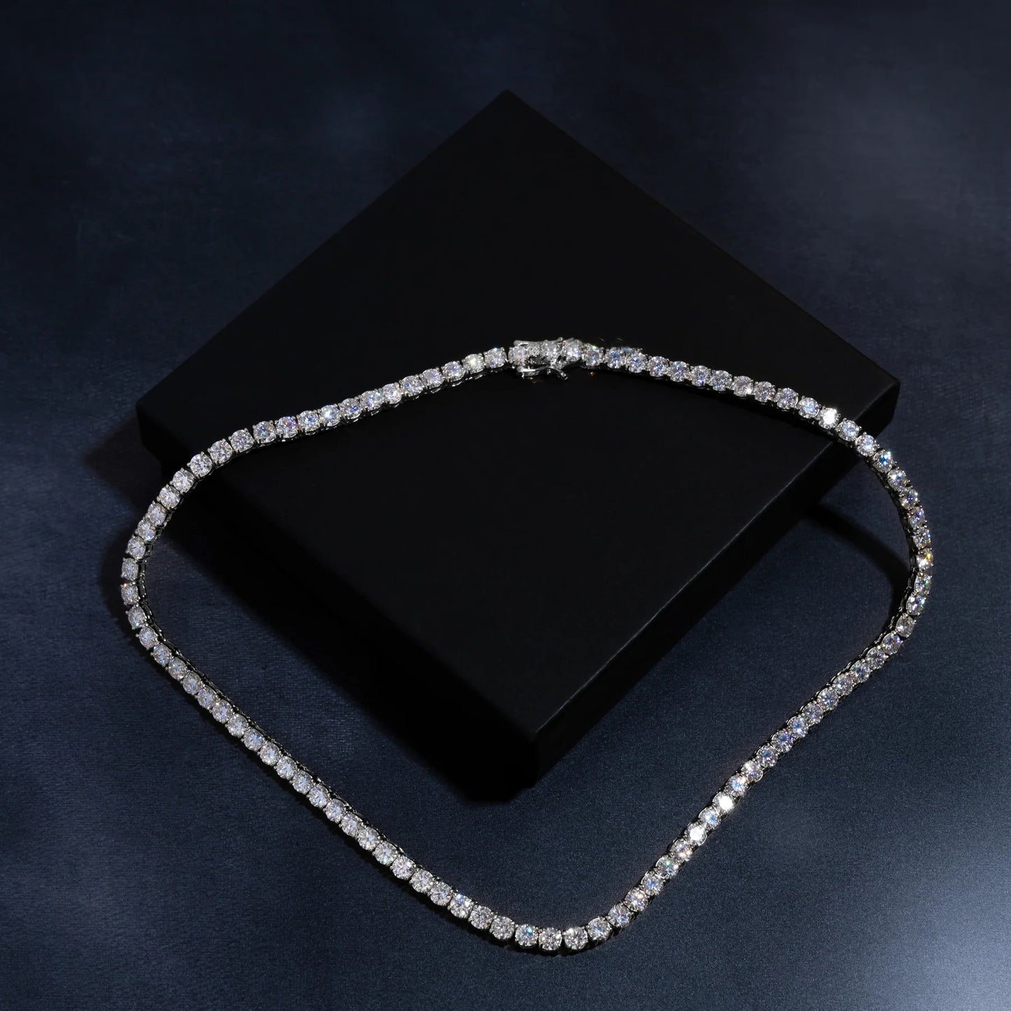 5mm Tennis Chain & 5mm Tennis Bracelet Bundle (Gold/White Gold)