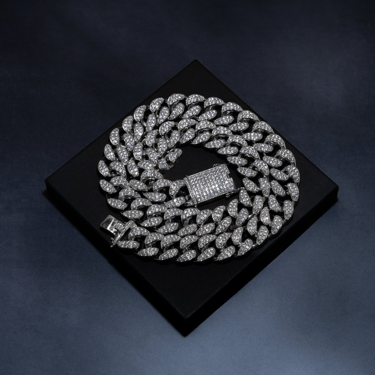 20mm Premium Iced Cuban Chain