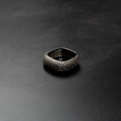 Iced Square Ring