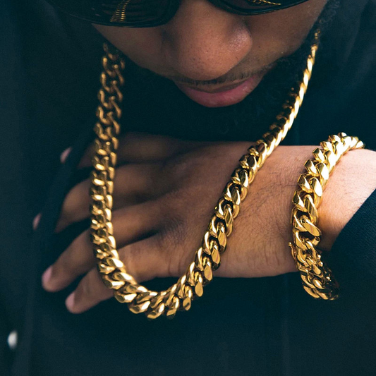 6-16mm 14K Cuban chain