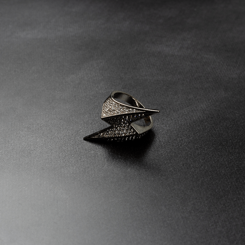 Iced Lightning Ring
