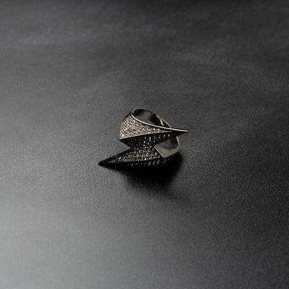 Iced Lightning Ring