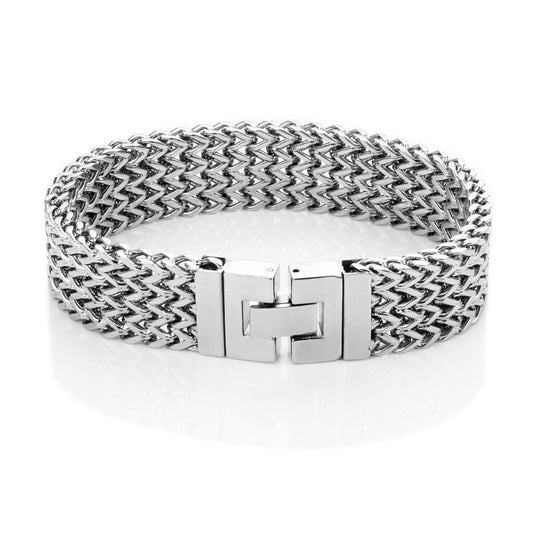 10mm Titanium Steel Men's Bracelet
