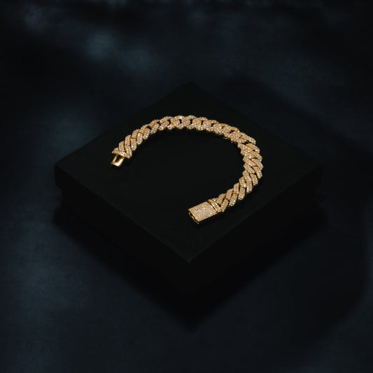 14MM Prong Cuban Bracelet