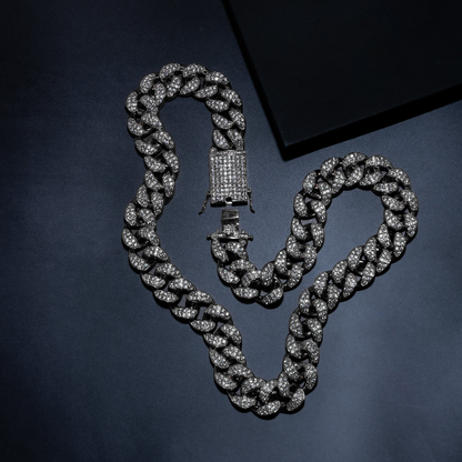20mm Premium Iced Cuban Chain