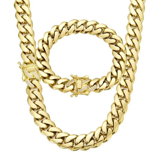 Iced Cuban Chain | Stainless Steel Necklace