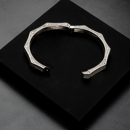 8mm Polygon Bangle Bracelet