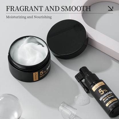 KORMESIC™  5% Minoxidil Shampoo Conditioner 300ml 5% Minoxidil Scalp Massage Cream 100g 5% Minoxidil Scalp Essence Water 30ml Set