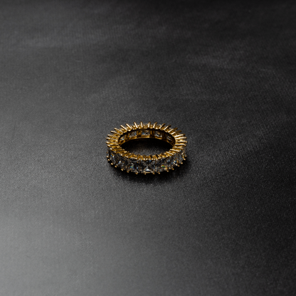 Iced Baguette Ring