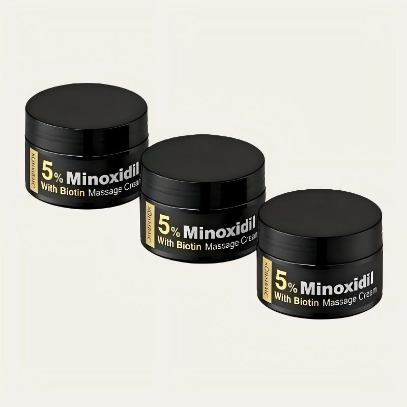 KORMESIC 5% Minoxidil Biotin Scalp Massage Cream | Supports Thicker Hair