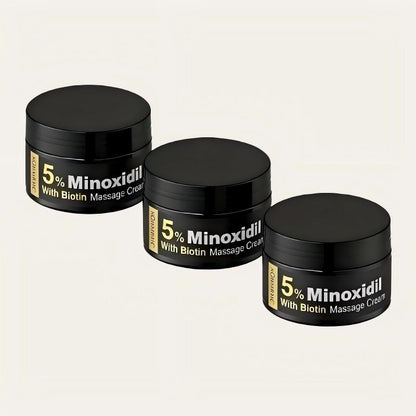 KORMESIC 5% Minoxidil Biotin Scalp Massage Cream | Supports Thicker Hair