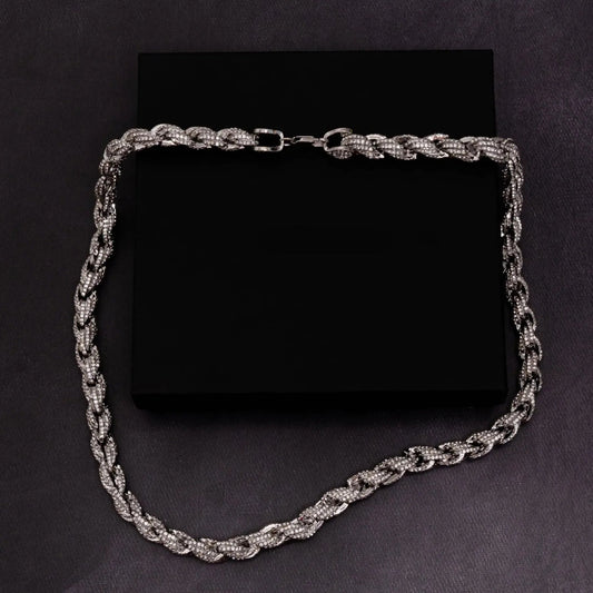 9mm Iced Rope Chain