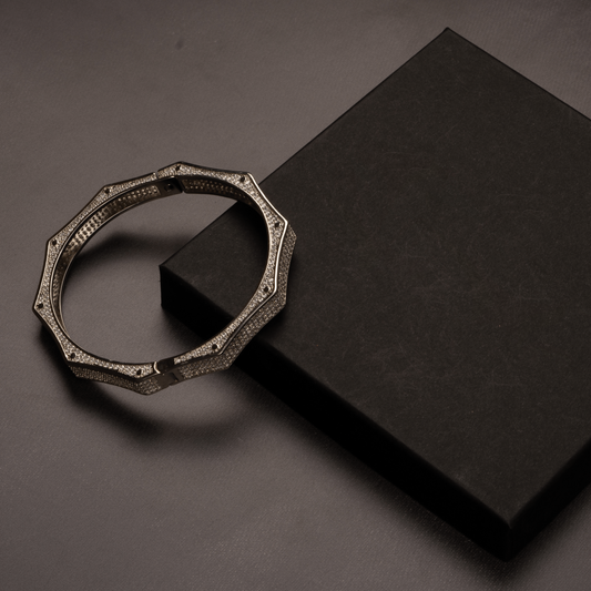 8mm Polygon Bangle Bracelet
