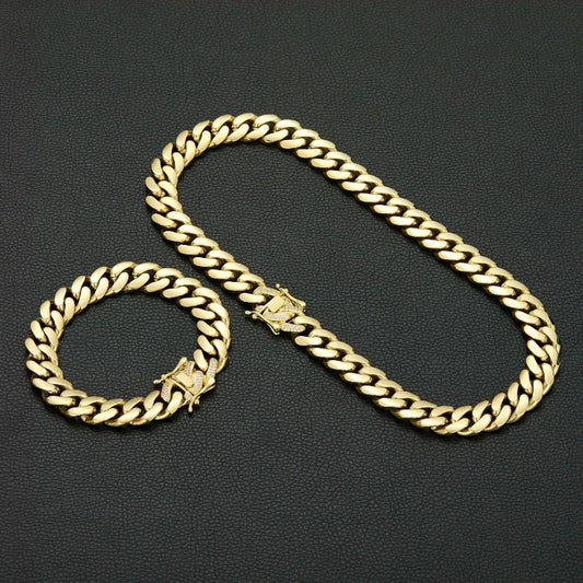 Iced Cuban Chain | Stainless Steel Necklace