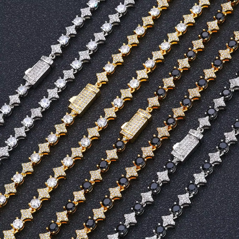 6mm Sparkling Diamond Tennis Chain