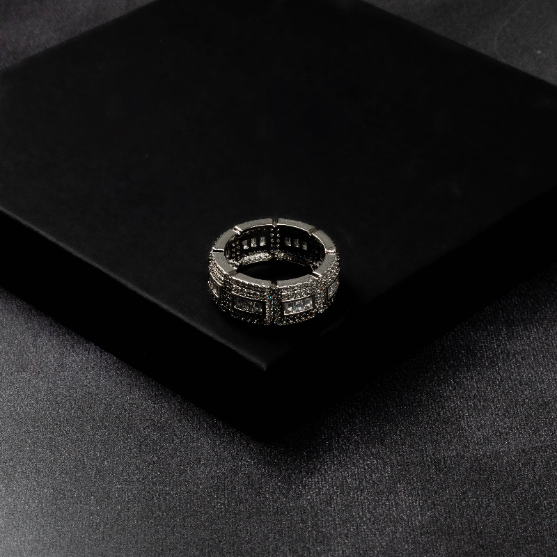 Iced Chunk Ring