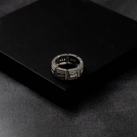 Iced Chunk Ring