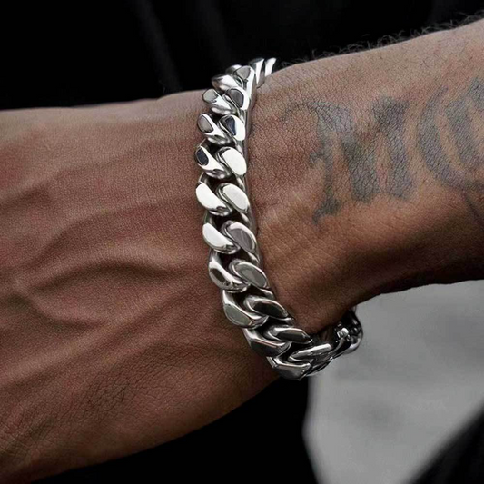 Four-sided grinding chain encrypted Cuban chain