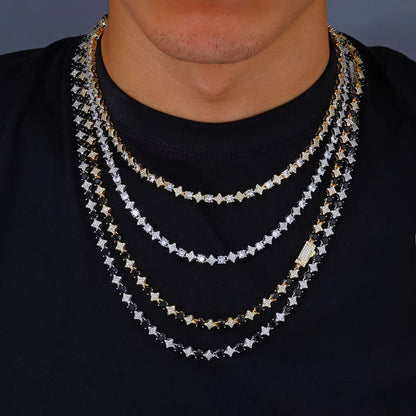 6mm Sparkling Diamond Tennis Chain
