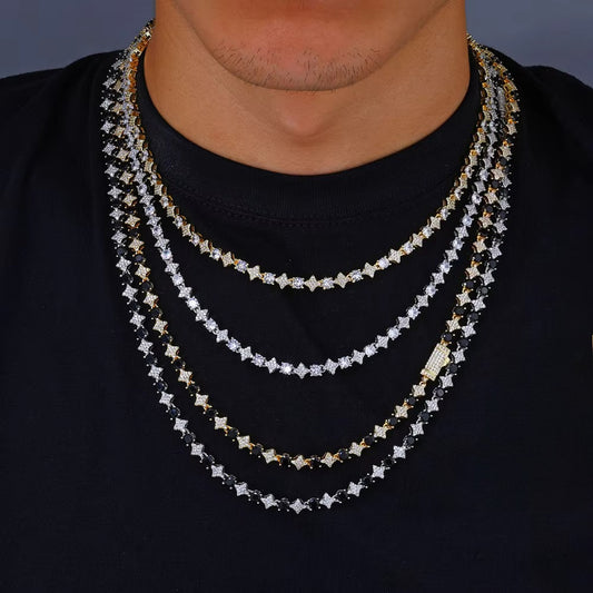 6mm Sparkling Diamond Tennis Chain
