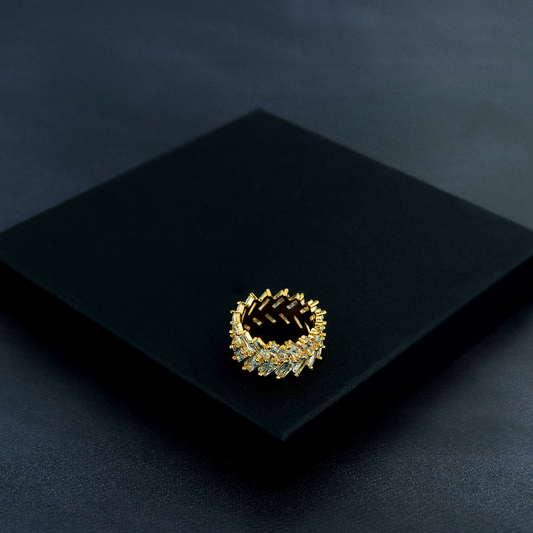 2 Row Baguette Ring