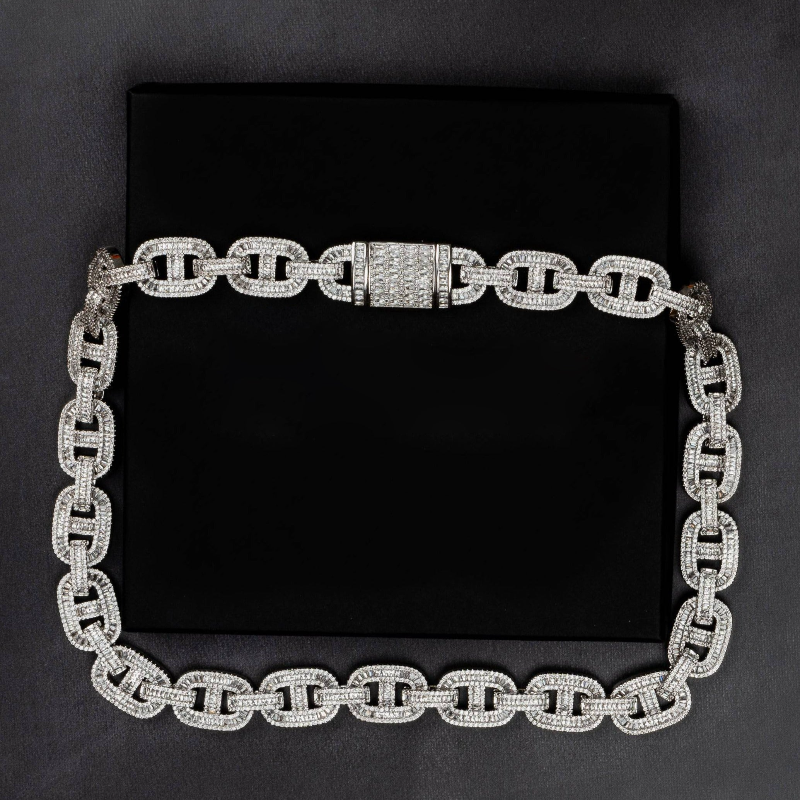 14mm Mariner Baguette Chain