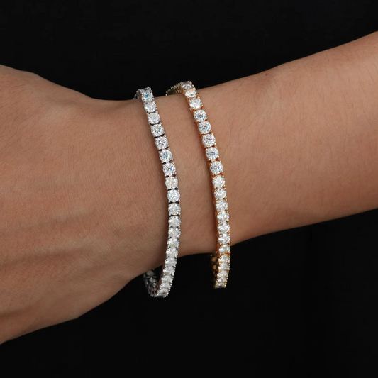 2mm-6mm VVS Moissanite Diamond Tennis Bracelet