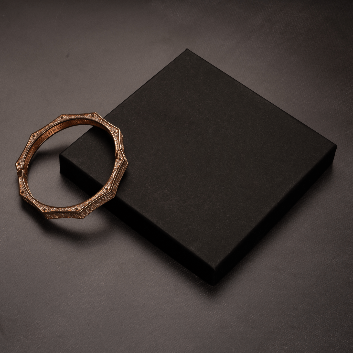 8mm Polygon Bangle Bracelet