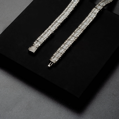 9mm Square Baguette Chain