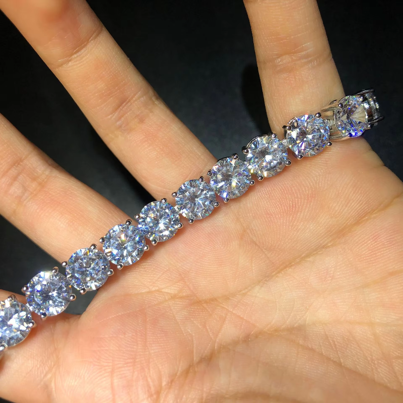 2mm 3mm 4mm 5mm 8mm wide single row tennis chain