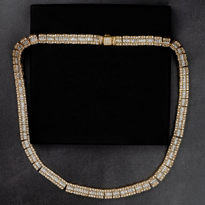 9mm Square Baguette Chain